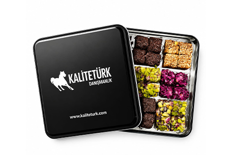 Metal Kare Kutu Promosyon Lokum