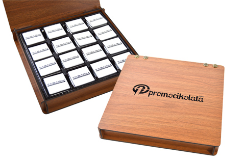 Ahşap Kutu Promosyon Çikolata Kod:1