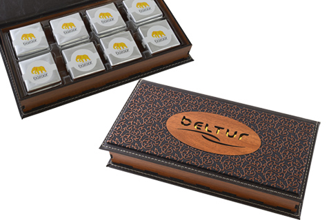 Ahşap Kutu Promosyon Çikolata PRMK008