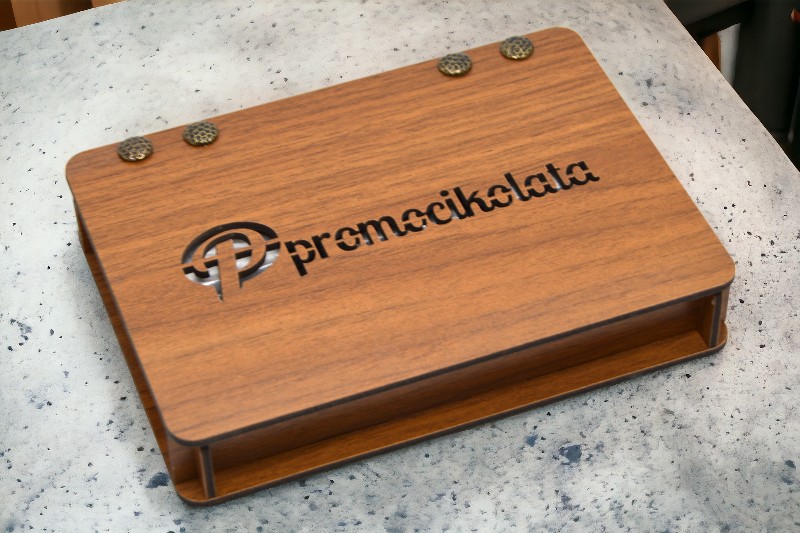 Ahşap Kutu Promosyon Çikolata Kod:PRMK012