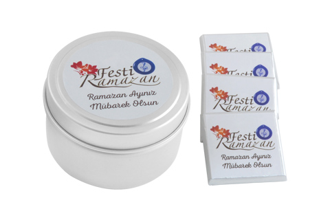 Metal Kutu Promosyon Çikolata Kod:1