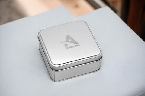 Draje Çikolata Metal Kare Kutu Promosyon